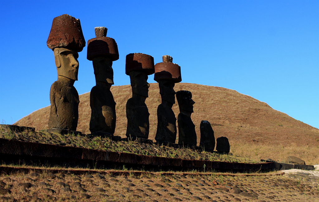 Only 15 people required to lift 12-ton hats onto Easter Island statues, research shows